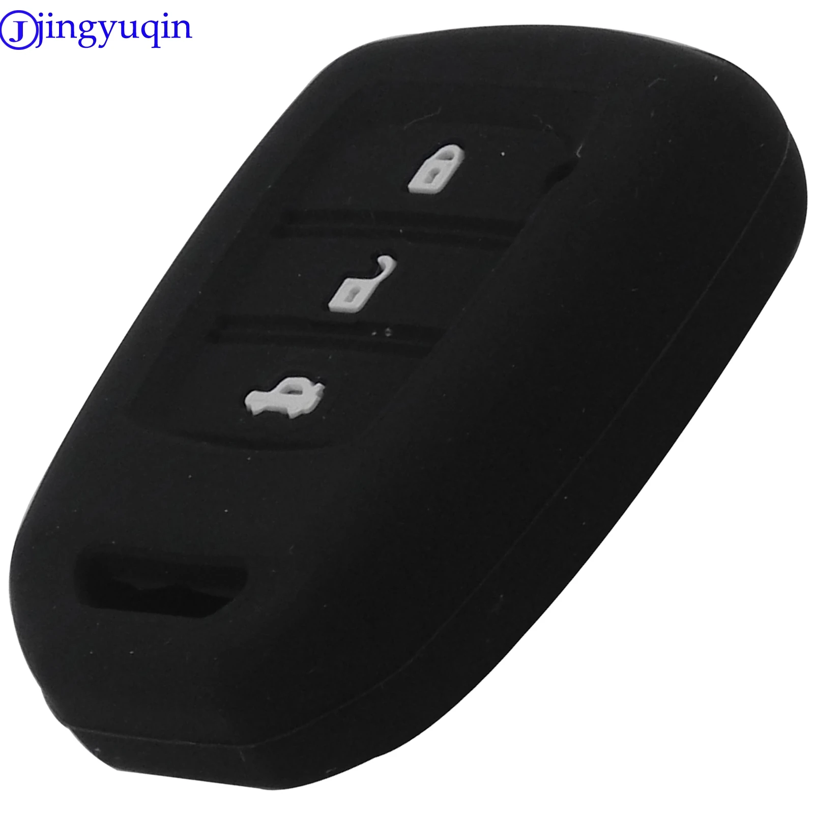 

Jingyuqin Новый чехол для телефона из искусственного силикона, защитный чехол для Honda Accord дистанционный ключ-брелок от машины CRV Civic, свободный ключ, 2 кнопки