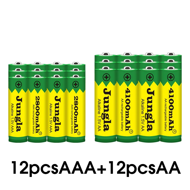 AA+ AA 1,5 V перезаряжаемая AA батарея AAA Щелочная 2800-4100mah фонарь для игрушек Часы MP3-плеер Замена Ni-MH батареи
