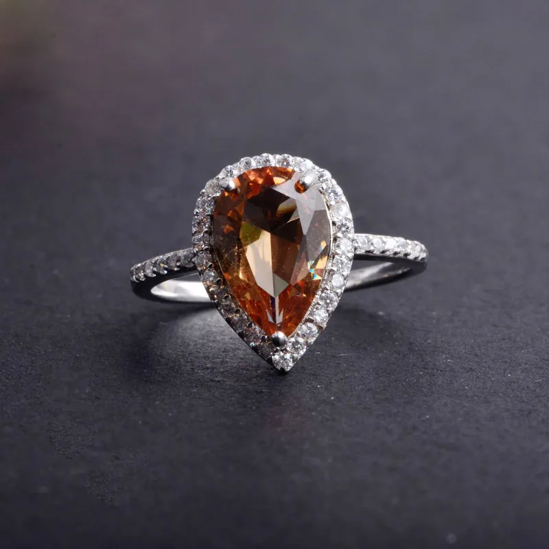 CSJ элегантные кольца из зултанита Настоящее серебро 925 пробы камень цвет