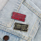 Эмалированные заколки для кинофильмов, научная фантастика, креативная брошь на рюкзак, заколка на лацкан, винтажная бижутерия для друзей и пар