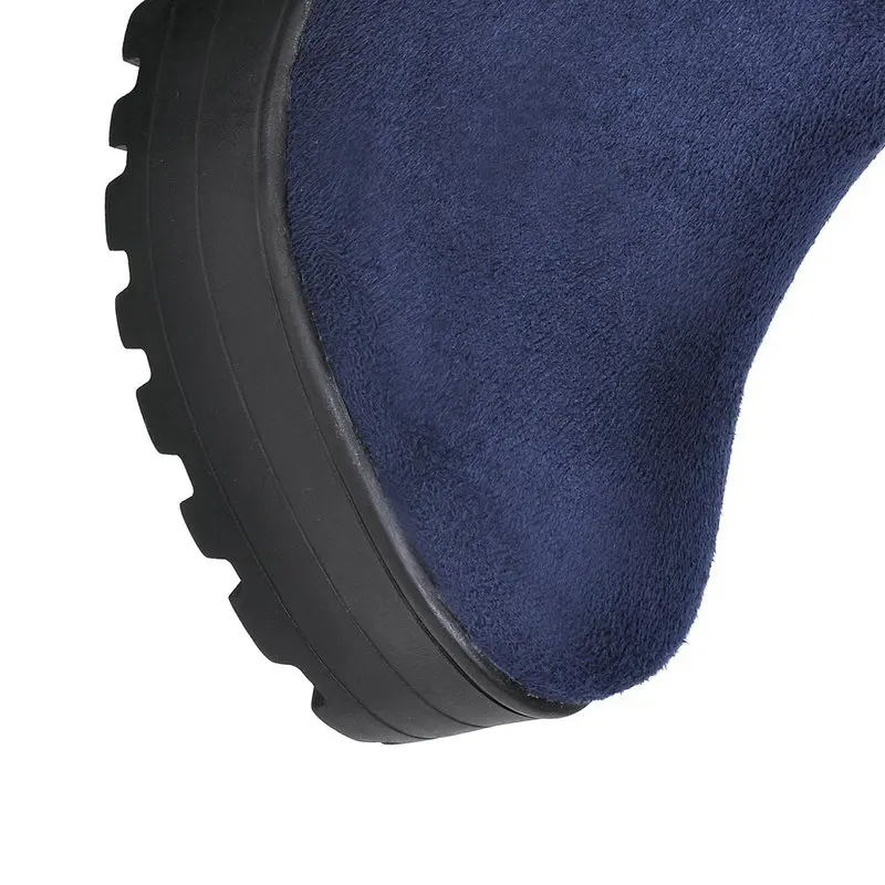 Женские мотоциклетные ботинки LDHZXC черные повседневные на платформе и высоком