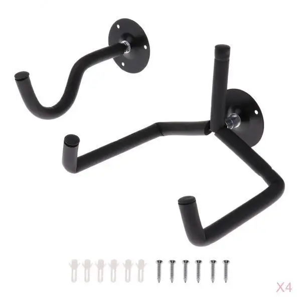 

2/4pcs Guitar Wall Hanging Holder for Guitar Mandolins Wall Display Side Hanger