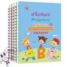 2022 многоразовая Волшебная копировальная книга для письма с французским алфавитом блокнот с надписью для детей детские книги для каллиграфической практики