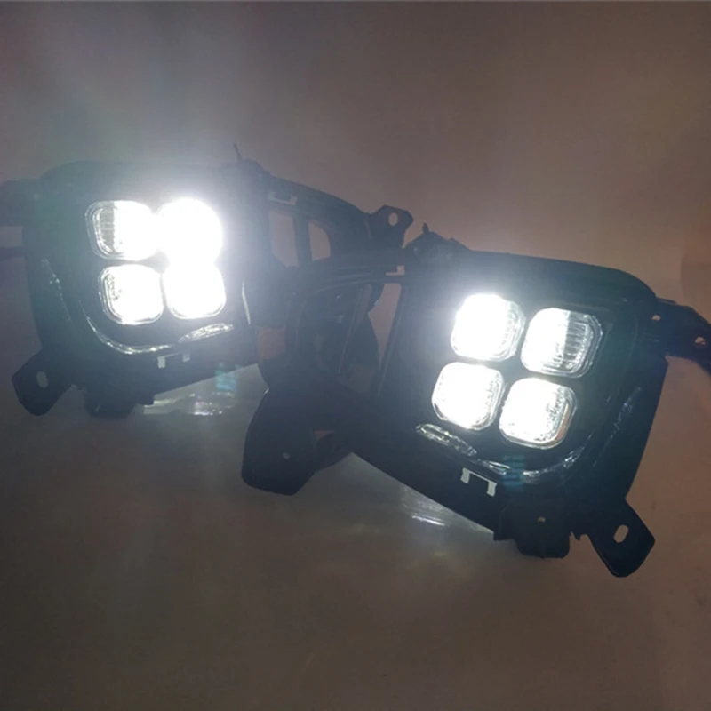 Автомобильный DRL Светодиодный дневной ходовой светильник передний бампер