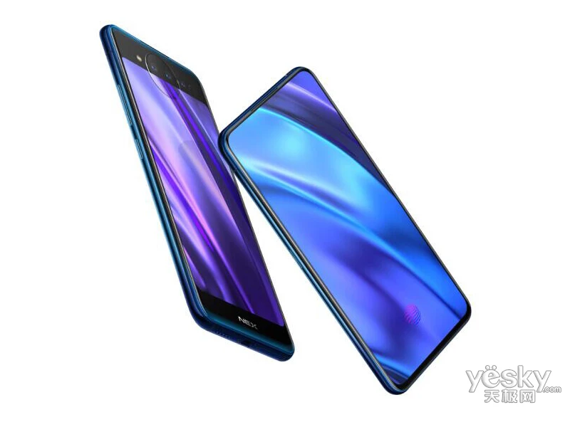 Двусторонний экран vivo nex 2 для мобильного телефона 10 Гб 128 ГБ snapdraon 845 6,39 ''+ 5,49'', отпечаток пальца, три камеры