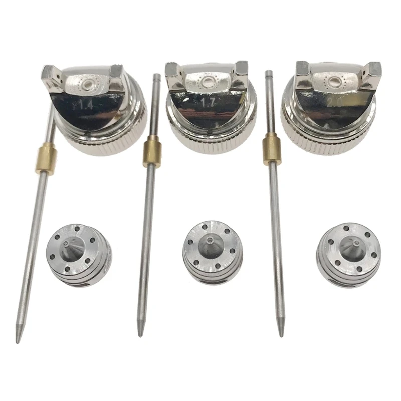 

Professional 1.4mm/1.7mm/2.0mm Nozzle Replace Nozzle Kit Air Spray Gun Nozzle Repair Tool Painting Kit Nozzle 85WC