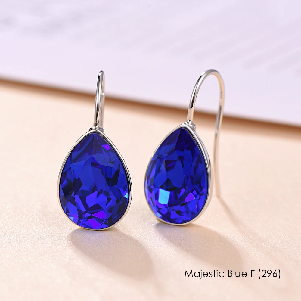 Серьги-подвески с кристаллами Сваровски для женщин модная новинка элегантные