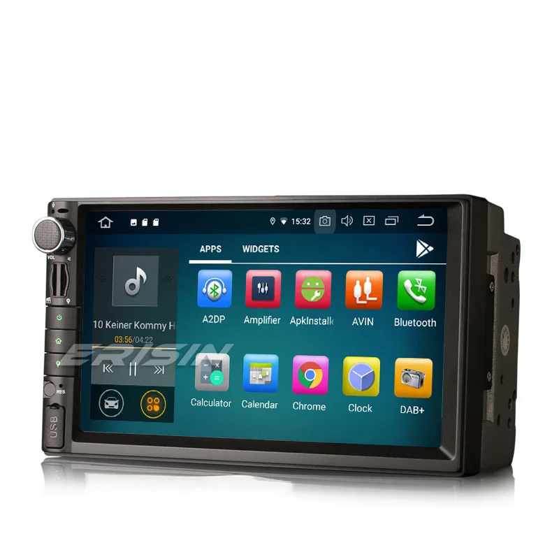 Erisin ES8049U 7 inch Android 9.0 Octa Core 4GB RAM autoradio BT for Universal Cars