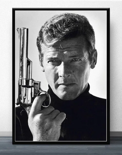 

Hot 007 Classic Movie Character Canvas Painting Poster Modern Living Room Hd Prints Pictures Wall Art Modular Home Decor Bedroom