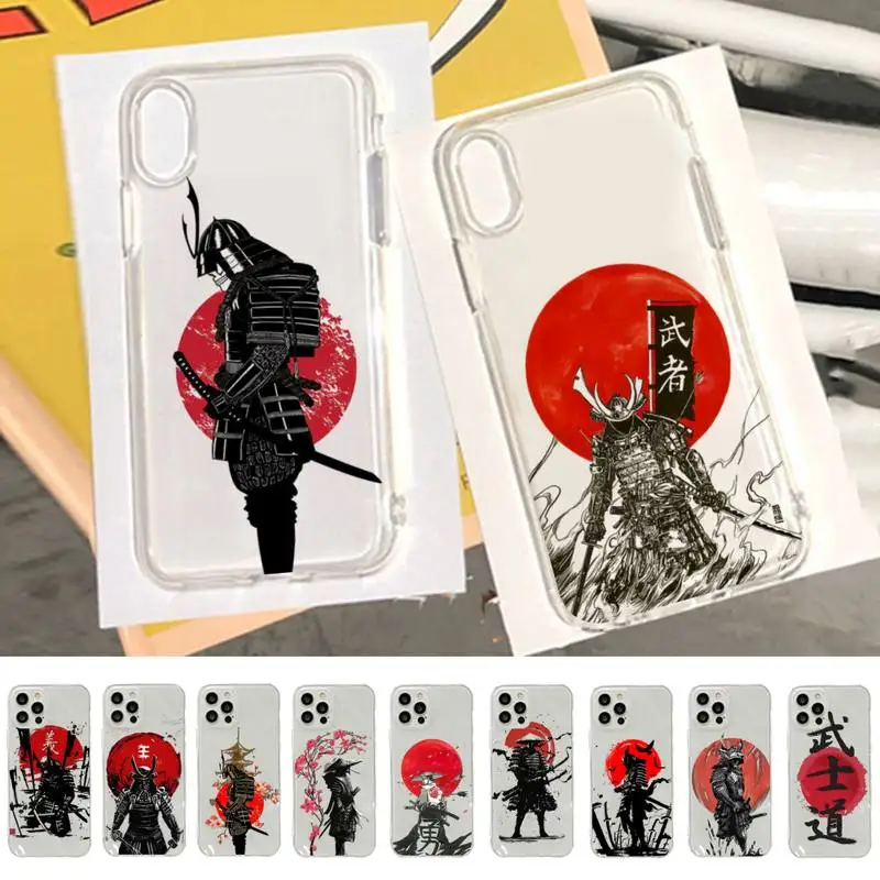 

Japan The samurai Ninja Phone Case for iphone 13 11 12 pro XS MAX 8 7 6 6S Plus X 5S SE 2020 XR case