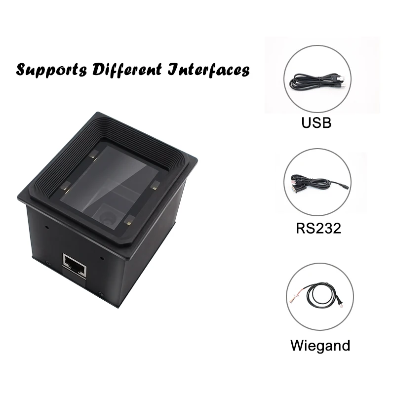 Высокое качество 2D/QR/1D фиксированное Крепление сканера Wiegand RS485 USB RS232 для киоска торговый Контроль Доступа Турникет парковка