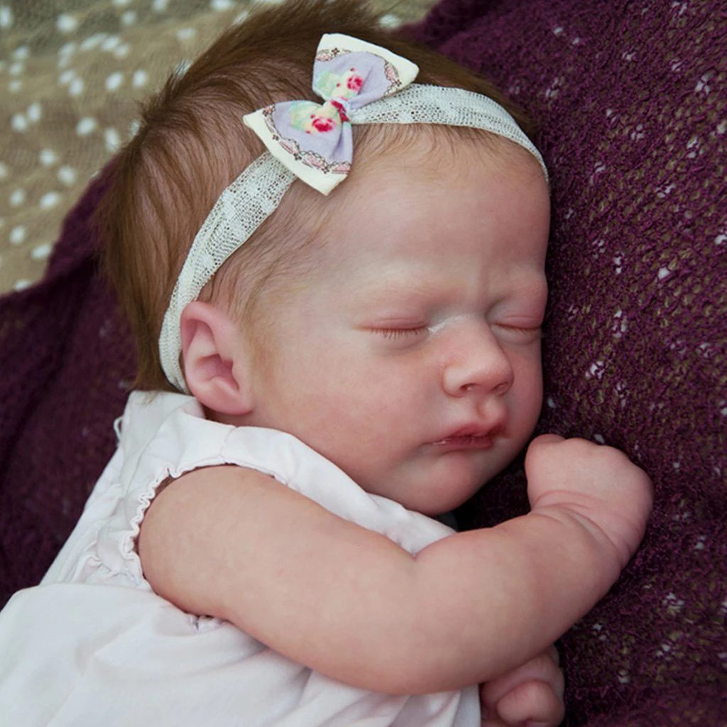 

ADFO 17 дюймов Ashley DIY чистые наборы Reborn Baby Dolls мягкие виниловые неокрашенные необработанные части LoL ручной работы подарки Куклы для девочек