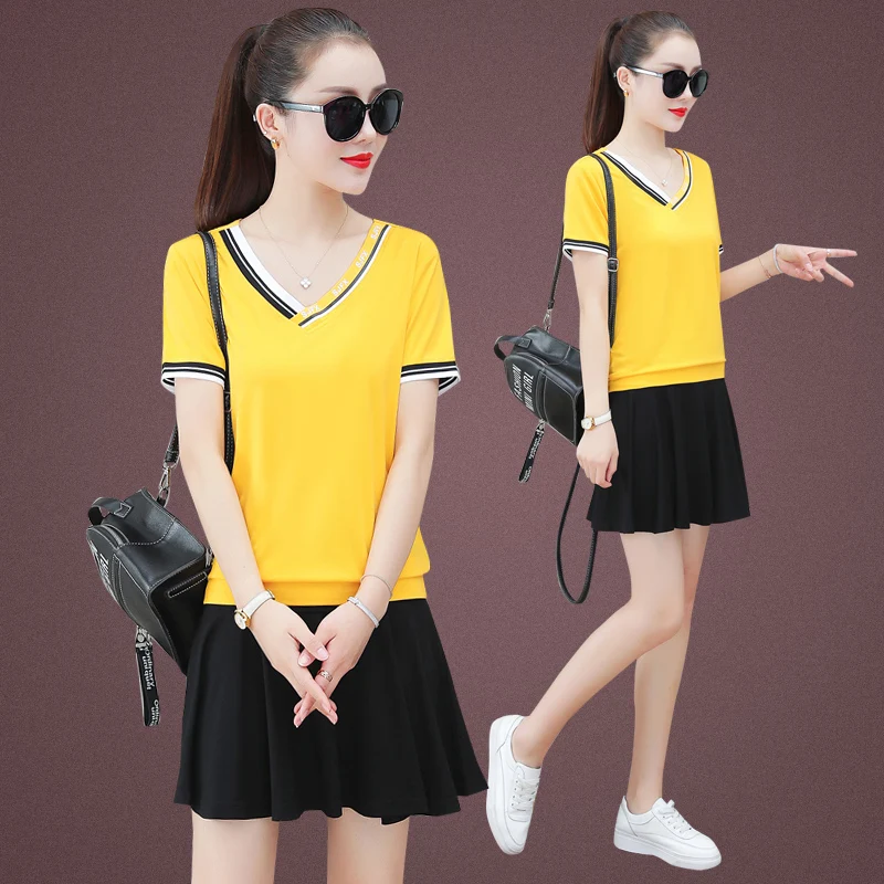 Спортивный и удобный костюм женская летняя одежда Новая Модная стильная