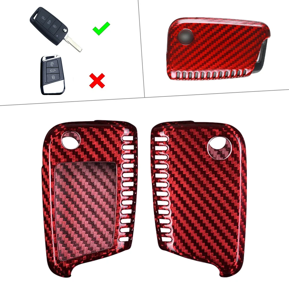 Реальные углеродного волокна корпус автомобильного ключа дистанционного