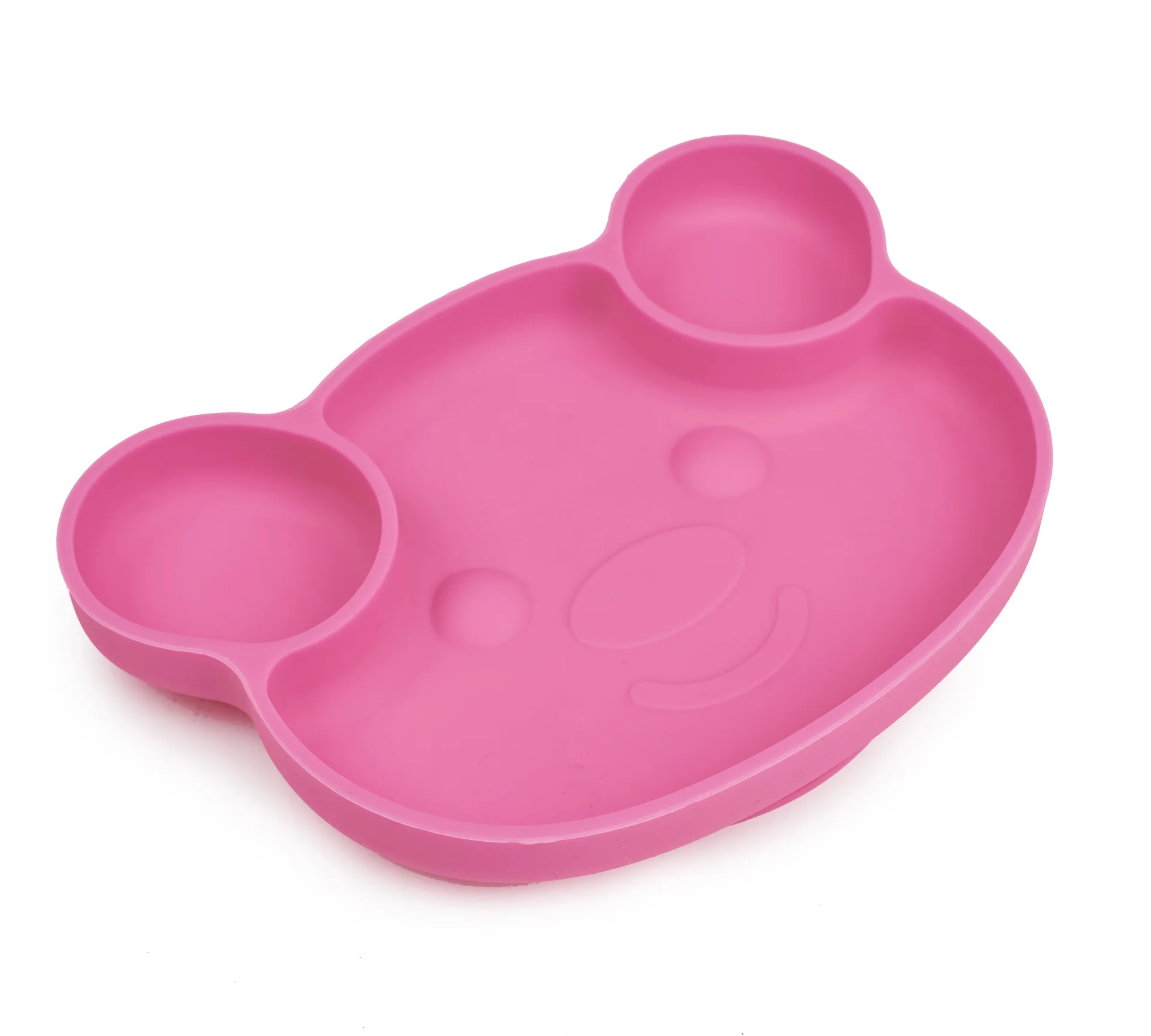 

Creative Silicone Dinner Plate Separated Children's Tableware Baby Food Supplement Bowl Cute Animal Shape Dinner Dishes LB808