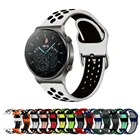 Ремешок силиконовый для Huawei Watch GT2 Pro, сменный двухцветный браслет 22 мм, аксессуары для часов Huawei GT 2 Pro