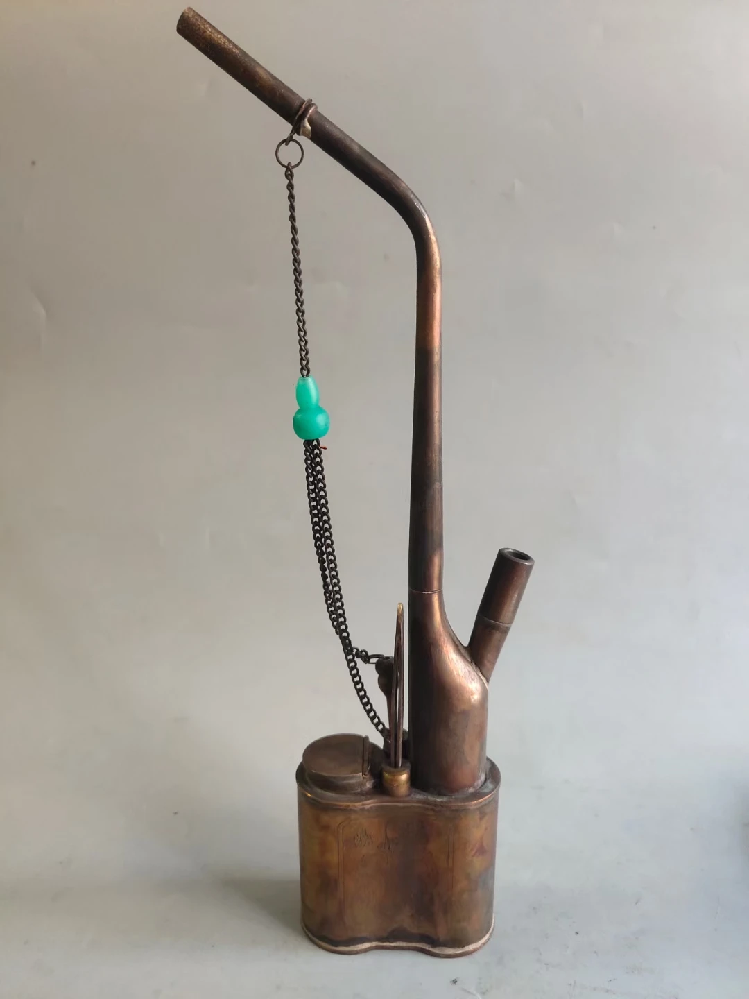 Старая трубка инструмент для курения латунная статуя скульптура модель