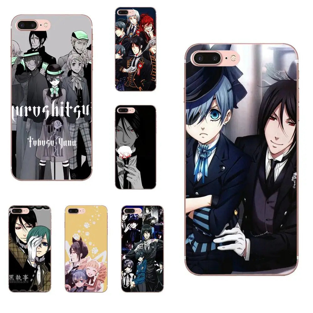 Black Butler Sebastian Michaelis для Galaxy A81 A71 A51 A01 S11 S20 Plus Ultra Note 10 Lite M60s M30S A70 A50 A20E A10S|Бамперы| |
