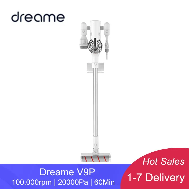 Dreame V9P V9 портативный беспроводной пылесос переносной беспроводной циклонный фильтр 120AW сильный всасывающий ковровый пылесборник