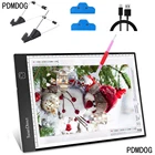 Алмазная живопись, принадлежности для вышивки крестиком, инструмент для A3, A4, A5 со светодиодной светильник кой, планшет для хранения, 5D алмазная вышивка с кронштейном и зажимом