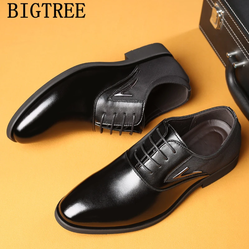 Туфли мужские деловые итальянские брендовые классические кожаные вечерние для