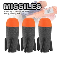 2pcs black missile for nerf soft missile for nerf n strike modulus missile blaster with elite missile for kids children gift