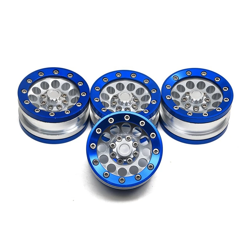 4 шт. алюминиевый сплав 1 9 Beadlock Колесные диски для 1/10 RC Гусеничный осевой SCX10/CC01/D90