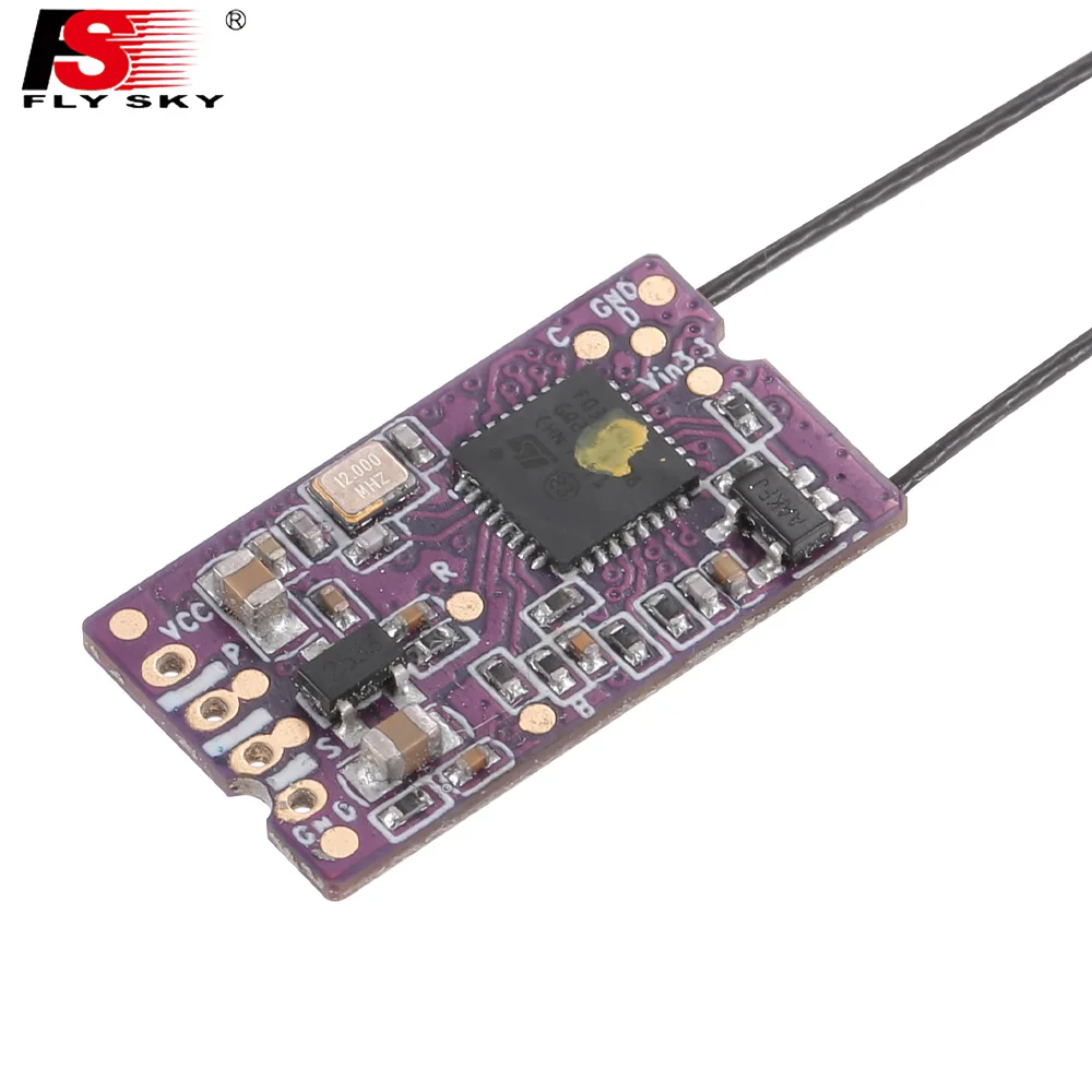 1 шт Flysky FS-X14S 2,4G PPM i-BUS, с помощью которого можно S-BUS 14CH двойная антенна One way приемник для дрона с дистанционным управлением FS-NV14 FS-I6X FS-I6 I6S I6X