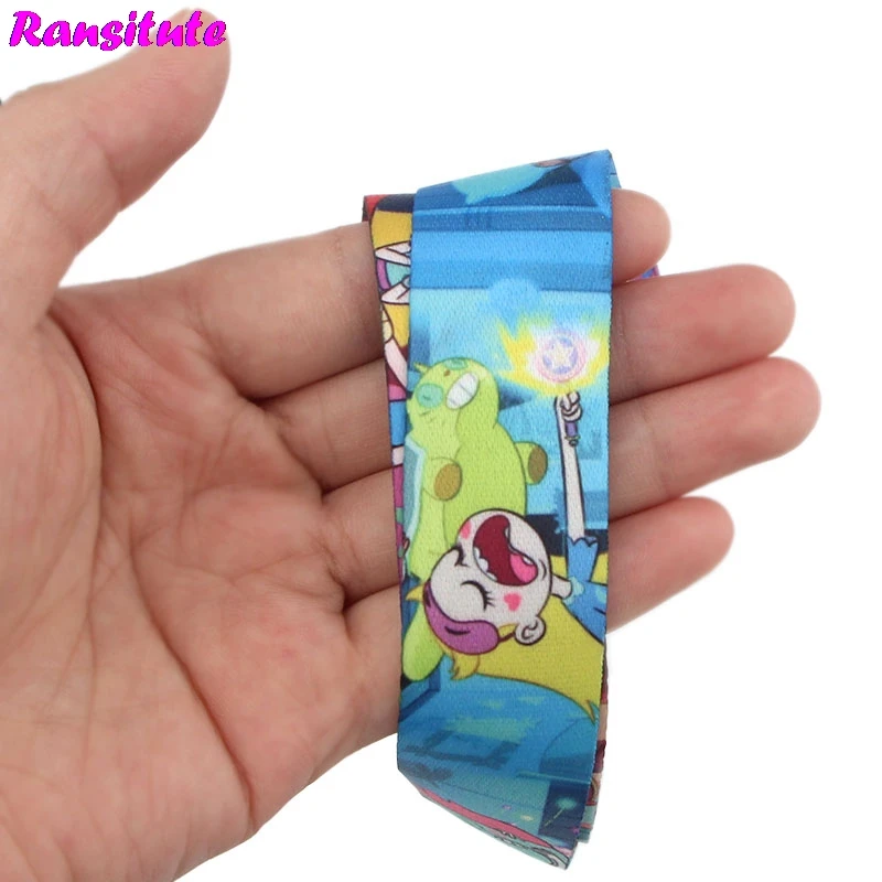 Ransitute Star vs the Forces of Evil keys ID Card, ремешок для мобильного телефона в тренажерном зале, usb-держатель для бейджа, сделай сам, ремешок для телефона R533
