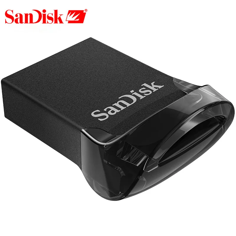 SanDisk оригинальный USB 3 1 флэш накопитель CZ430 ультра супер мини флеш 16 Гб карта
