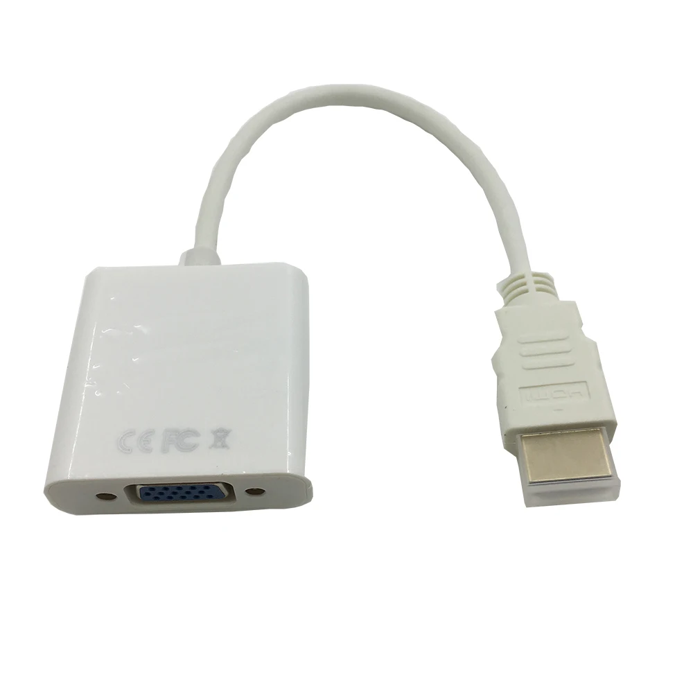 Адаптер hdmi vga MaleToFamale конвертер 1080P Аудио Поддержка Plug любая игра не extemalal мощность