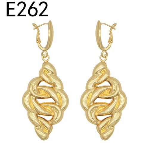 E262 Женские серьги-кольца, серьги с Луной и звездой, цветные Серьги - Окраска металла: E262
