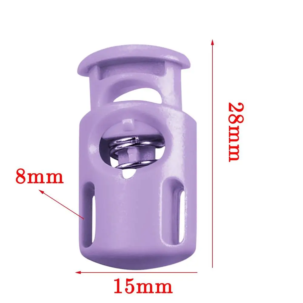 10 шт. переключатель пружинный шнур замки зажимы концы одно отверстие для багажа