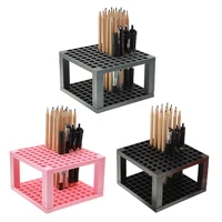 multifunction 96 holes paint brush pencil stand watercolor paint brush holder stand painting supplies for student desk organizer