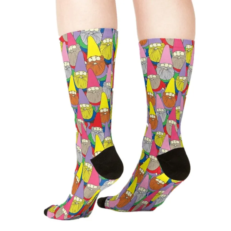 

2021 Women's socks kawaii Dark Movie Pattern Printed Socks Women harajuku Happy Funny Novelty cute girl gift Socks for women