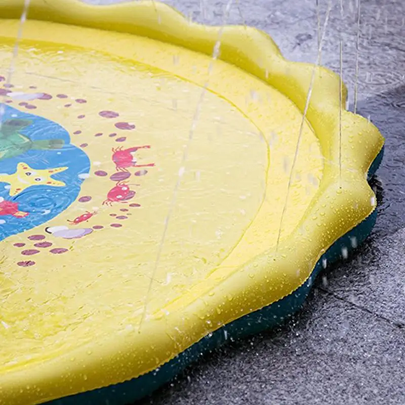 Открытый надувной разбрызгиватель коврик газон пляж брызгам воды играть спрей