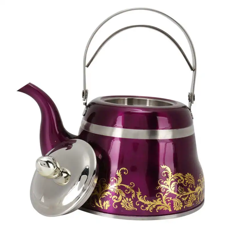 Стеклянный чайник чайники 1.5L классическом римском чай Кофе воды Кухня аксессуар