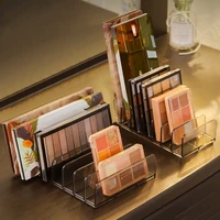 7 grids clear acrylic eyeshadow compact organizer drawer organization divider makeup storage box transparent slot cosmetics case
