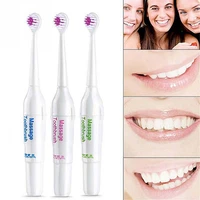 battery powed electric toothbrush with 3 brush heads oral hygiene health products cin6 899