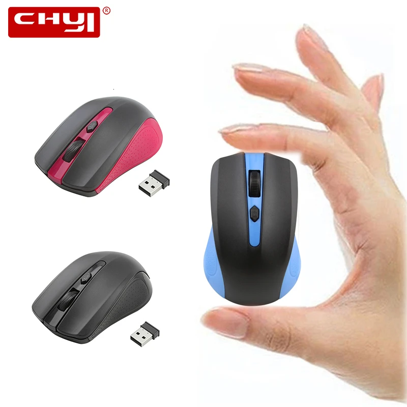 CHYI Беспроводная мини компьютерная мышь 2 4 ГГц Usb оптическая эргономичная Arc PC Mause