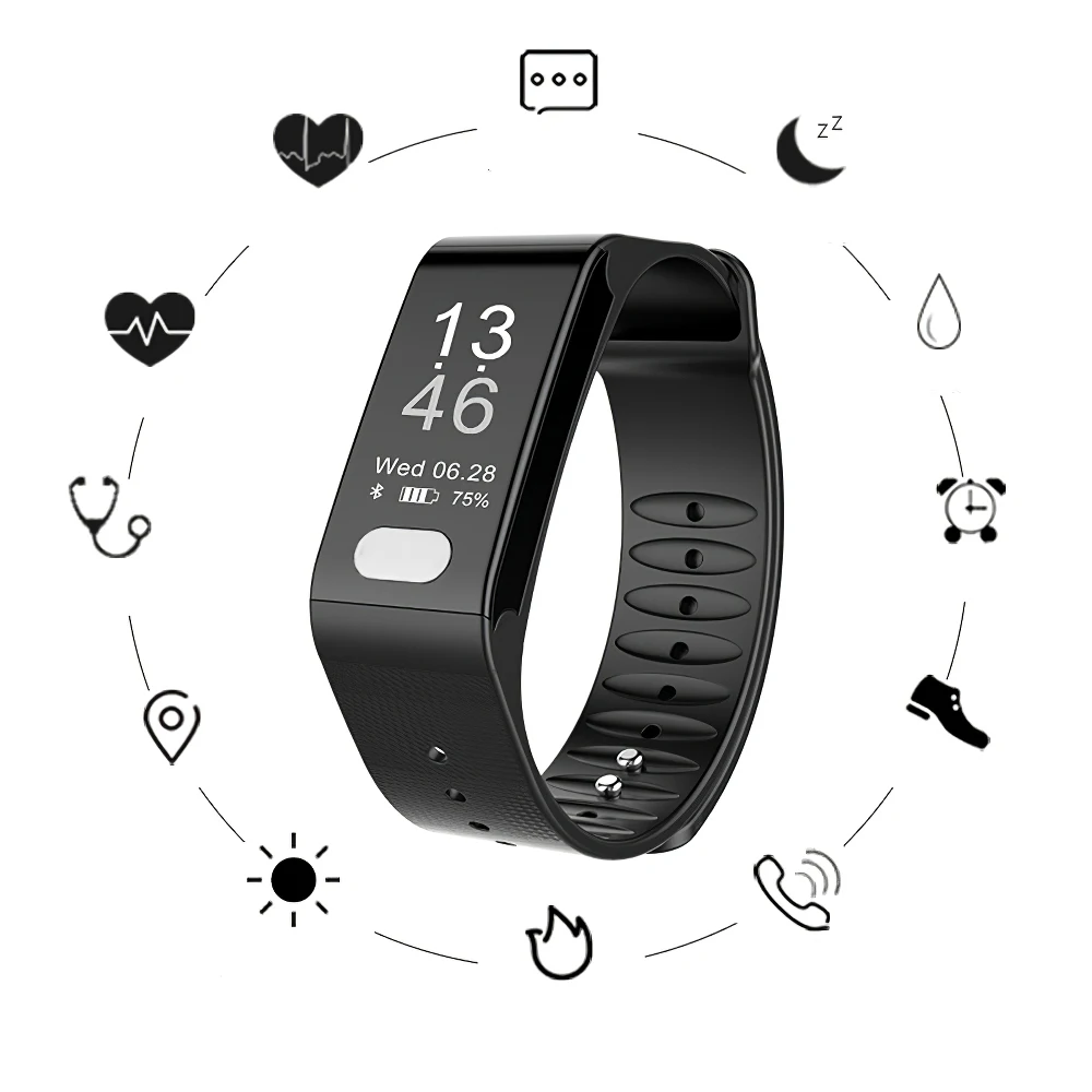 Smart Watch ECG Heart Rate Monitor Blood Pressure Health Remote Camera Women Men GPS Bluetooth For Huawei Xiaomi iPhone Xs Max |