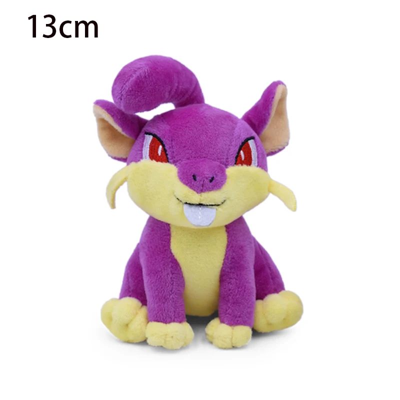 Rattata Пикачу Lapras Jigglypuff Dragonite Snorlax Psyduck Дитто Сквиртл Бульбазавр, Чаризард, Togepi Cubone плюшевая игрушка мягкие плюшевые куклы - Цвет: Rattata