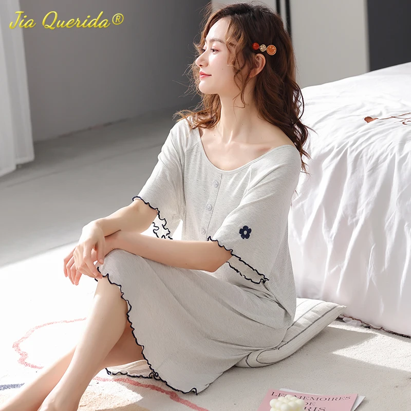 Morandi цвета элегантный женский халат с коротким рукавом ночная одежда из модала