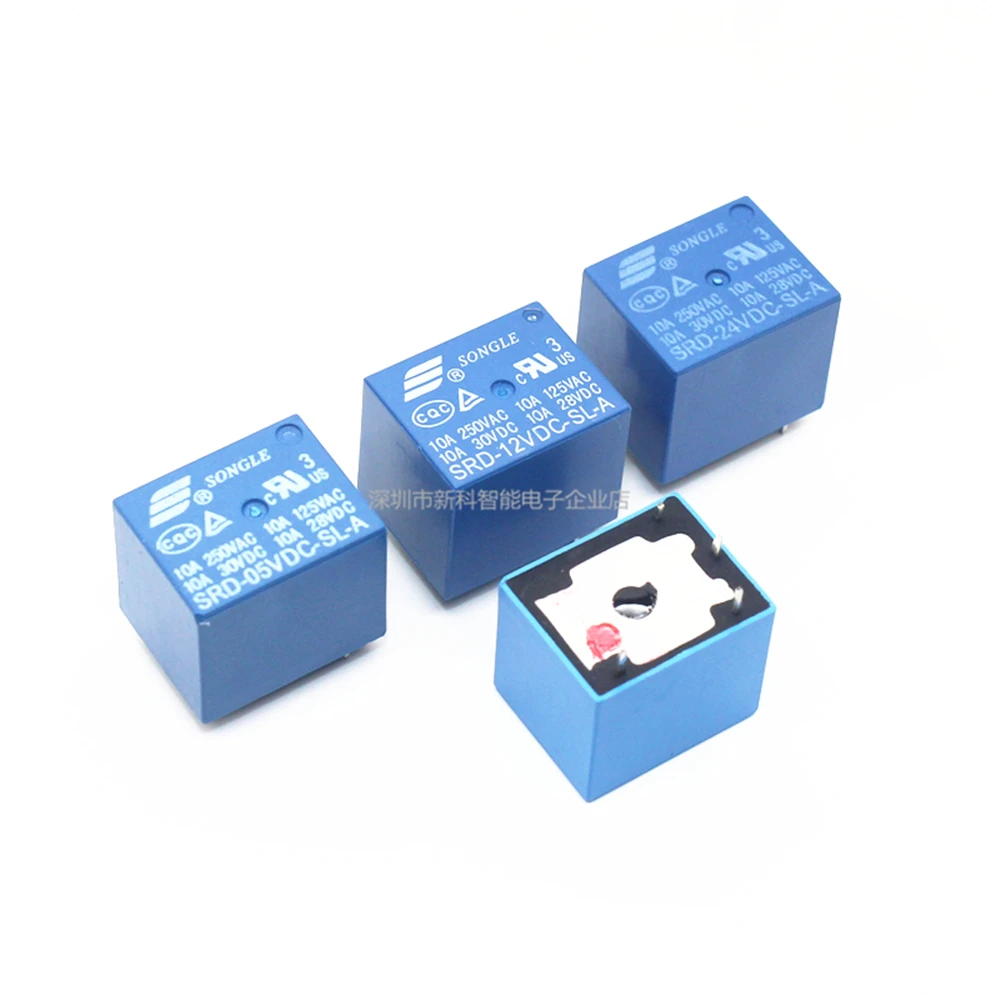 5 шт./лот реле SRD 05VDC 09VDC 12VDC 24VDC 48VDC SL A 05V 12V 24V 48V 10A 250VAC 4PIN T73|relay 10a 12v|10a 250vac relay12v relay |