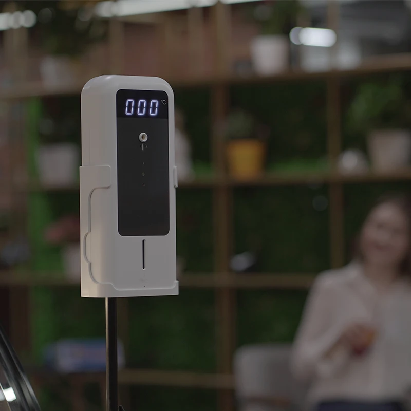 

YAD-001 Non-contact all-in-one machine for human body temperatures measurement and hand soap dispenser