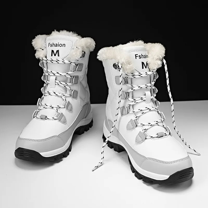 

Women's Cotton-padded Shoes, Cotton-padded Boots, Children's Plus Velvet, Warm and Cold-resistant High-top Snow Boots
