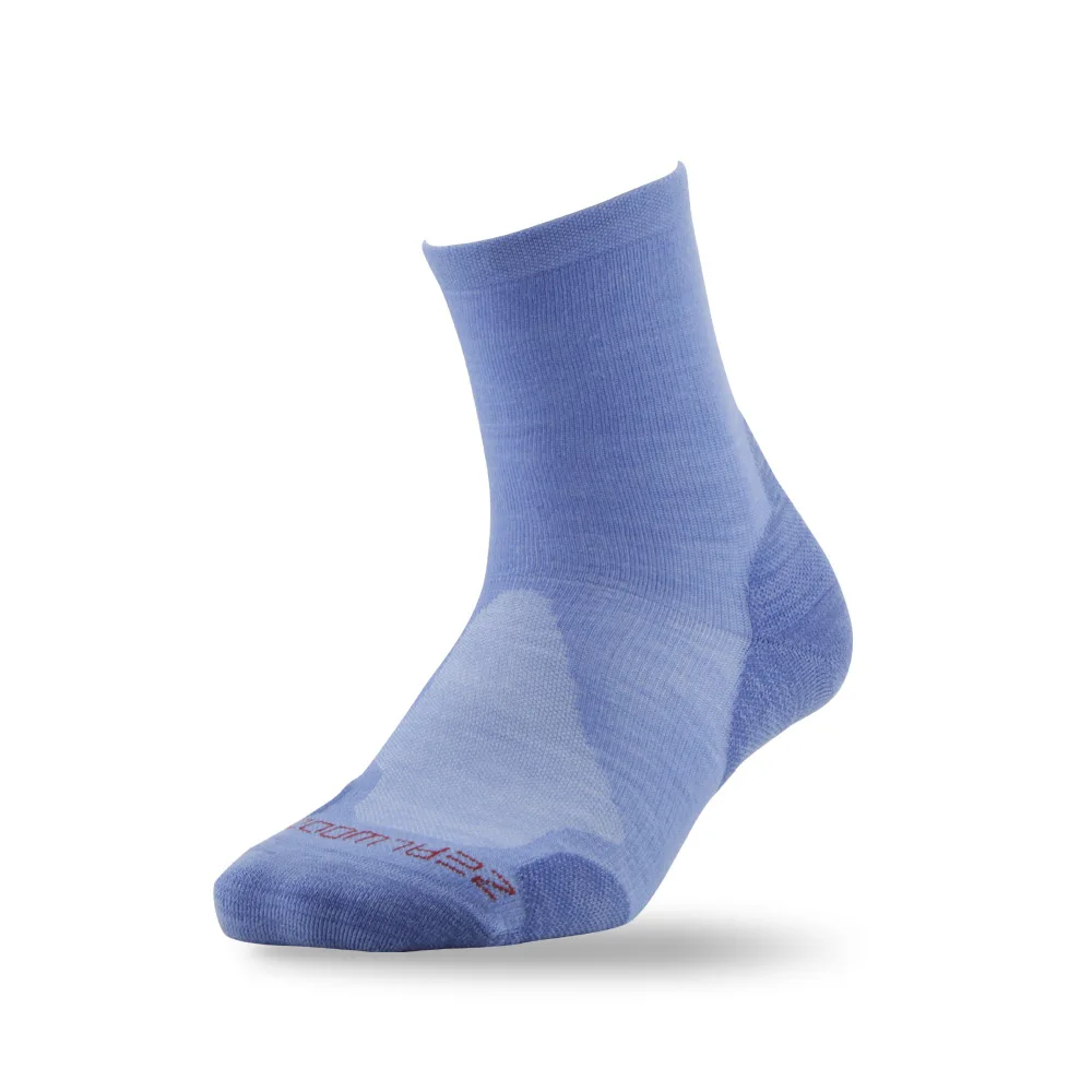 1 pair blue Носки для пеших прогулок, ZEALWOOD унисекс, мериносовая шерсть, спортивные носки на открытом воздухе, подушки, футбольные носки - Цвет: 1 pair blue