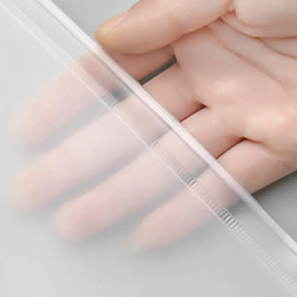 Прозрачный школьный офисный держатель для файлов блокнот на молнии