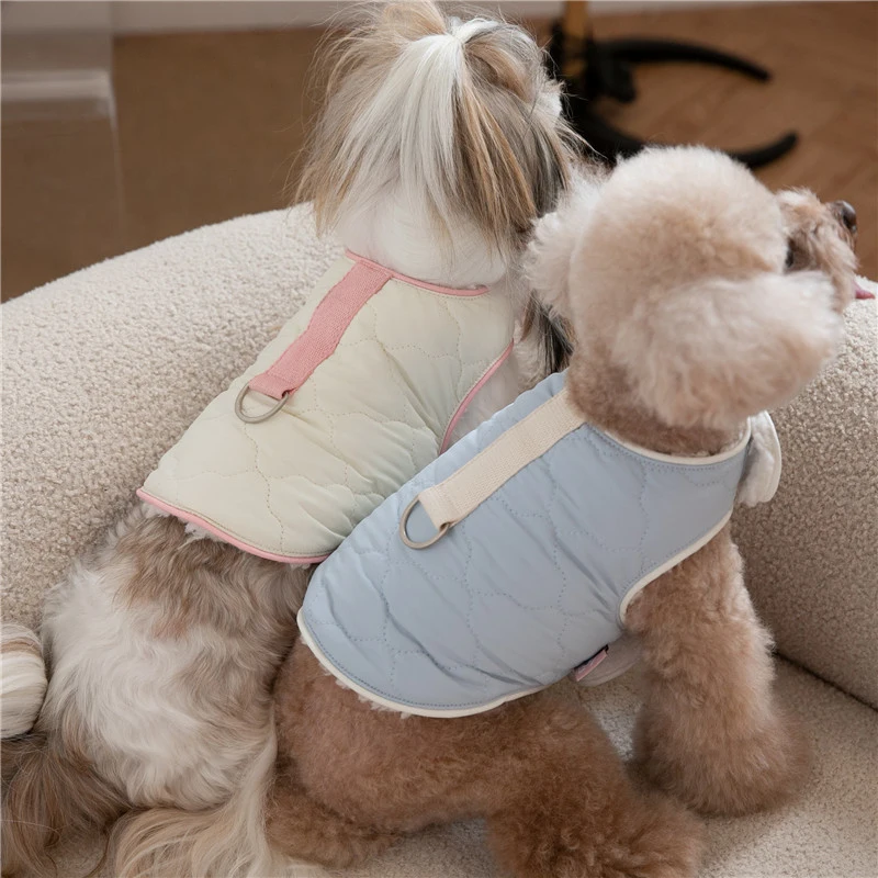 

Winter Dog Coat Jacket Harness Vest Cat Puppy Chihuahua Clothes Yorkshire Pomeranian Maltese Bichon Poodle Schnauzer Clothing XS