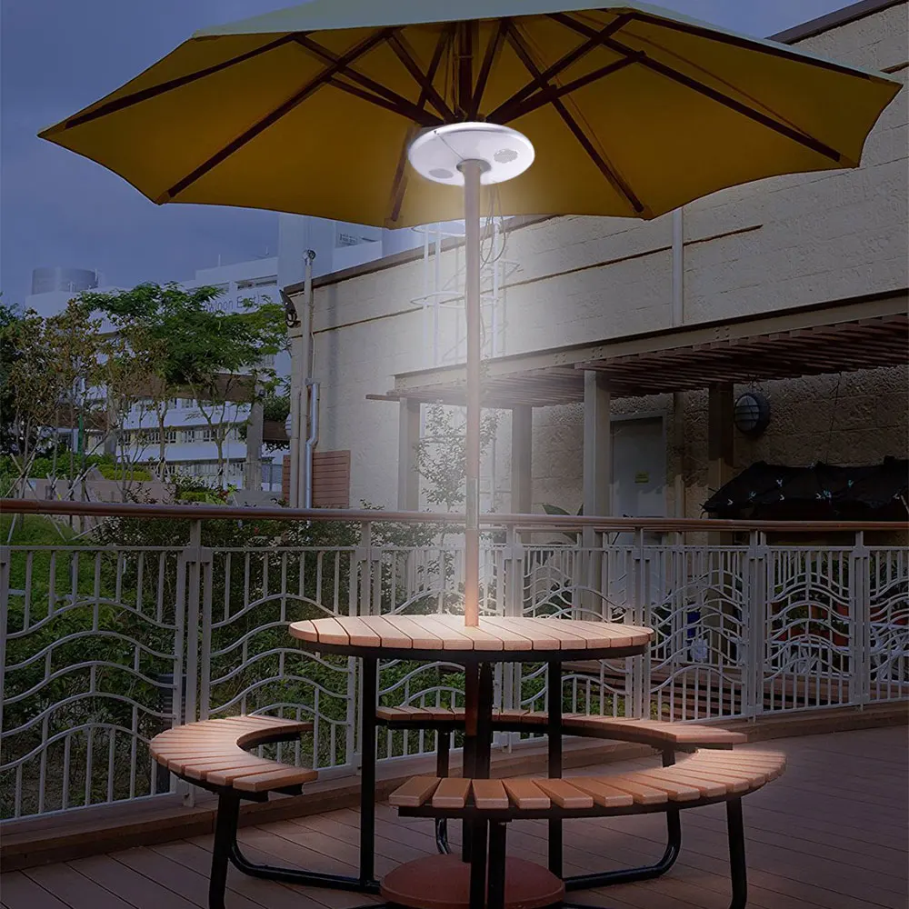 

7 Colors 48 Leds Multifunctional Umbrella Lamp Usb Charging Lamp Bluetooth Speaker Emergency Light Camping Accessories
